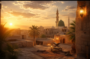 Illustration of the Prophet Muhammad dream meaning in Islam